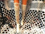 barbie blonde lace socks legs